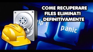 Come recuperare files eliminati definitivamente Svuotati dal cestino [upl. by Boigie]