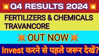 FACT Q4 Results 2024 🔴 FACT Result 🔴 Fertilizers And Chemicals Travancore Limited Share Latest News [upl. by Leahcimnaes]