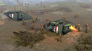 The Landship in Trench Warfare  Tilt Shift [upl. by Paula503]