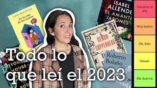 Califico todos los libros que leí el 2023 70 libros [upl. by Rombert928]