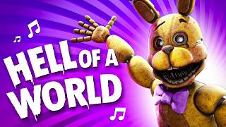 Five Nights At Freddys  Hell of a World official song [upl. by Ahsahtan]