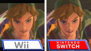 The Legend of Zelda Skyward Sword HD  Switch VS Wii  Trailer Comparison [upl. by Tfat902]