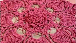 Crochet Mandala CHRYSANTHEMUM Rows 18 [upl. by Beaufert650]