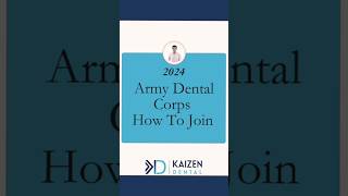 Army Dental Corps 2024 armydentalcorps armydental dentalstudent [upl. by Leahci]