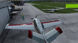 P3D V43  Tomato shade  RampD Preset with A2A Bonanza at Orbx Innsbruck LOWI [upl. by Arvo]