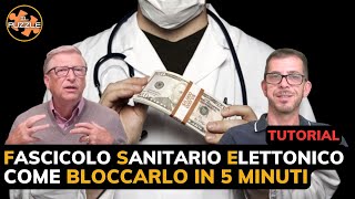 Fascicolo sanitario elettronico come bloccarlo in 5 minuti  Tutorial [upl. by Fransis]