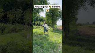 Amazing bee 🐝 hunting 🏹😱 entertainment farming bee shorts viralshorts youtubeshorts [upl. by Tomi822]