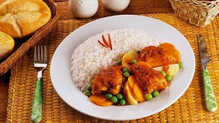 RECETA DE ESTOFADO DE POLLO  Estofado de pollo peruano  Una Peruana en Inglaterra [upl. by Atihana]