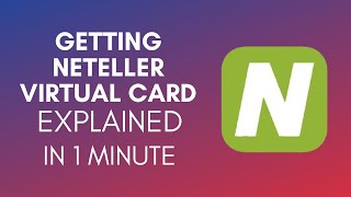 How To Get Neteller Virtual Card 2024 [upl. by Moseley]