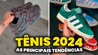 As 7 PRINCIPAIS TENDÊNCIAS em TÊNIS pra 2024 feat sneakersbrvideos  Sneakers Masculinos [upl. by Anirol]