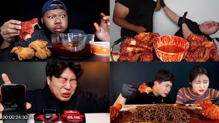 the FUNNIEST mukbang moments of 2023 [upl. by Arutek]