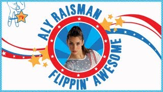 Aly Raisman Flippin Awesome Ep 1 quotStick Itquot [upl. by Atiugram709]