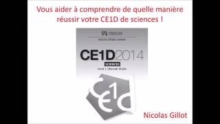 Correction du CE1D Sciences de 2014 en vidéo  Question 1 [upl. by Mohammad]