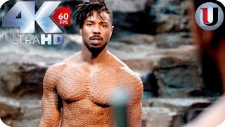 Black Panther Vs Killmonger  Subway Fight Final Battle  MOVIE CLIP 4K HD [upl. by Sayce28]