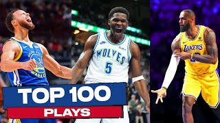 The Top 100 Plays of the 2024 NBA Season 🔥 [upl. by Brittany330]