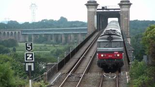 BB 67400Intercités Viaduc de Cubzac 33 [upl. by Enelahs847]