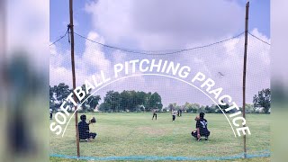 softball pitching practicesoftball treninig फिजिकल softballpitcher softballgame [upl. by Solitta]