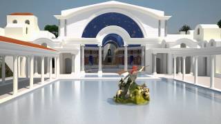 Canopus Canal and Serapeum Reconstruction  Hadrians Villa [upl. by Marashio]