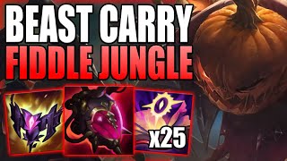 FIDDLESTICKS JUNGLE IS AN ABSOLUTE BEAST AT CARRYING SOLO Q GAMES Gameplay Guide League of Legends [upl. by Margit149]