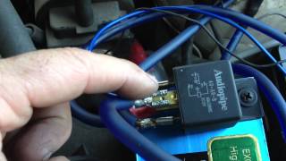 How to wire up Excessive Amperage 91102R adjustable voltage regulator and 5 pin relay [upl. by Rothenberg]