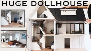 HUGE Dollhouse Build [upl. by Esyak]