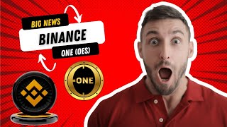 ONE OES on Binance  oneecosystem dealshaker one oes onecoin [upl. by Asiralc]