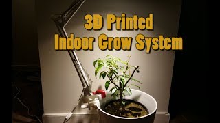 3D printed IKEA Grow Light System with Pepper Plant and Air Pruning pot [upl. by Arlon]