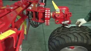 PÖTTINGER How To Video SERVO plough transport and depth wheel en [upl. by Jasmina935]