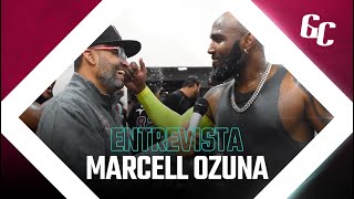 Marcell Ozuna quotEstoy SUPER feliz por esta clasificaciónquot [upl. by Llevram]