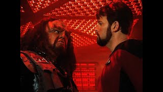 Riker gains the respect of the Klingons  Star Trek TNG [upl. by Blackburn421]