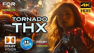 DOLBY ATMOS quotTornado THX Signal Meets Atmosquot 714 DEMO 4KHDR for Theaters  Download Available [upl. by Enyamart]