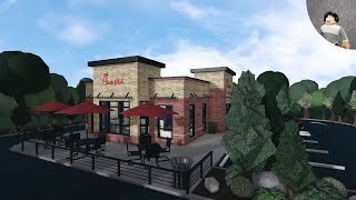 Chick FilA Restaurant  Bloxburg Speedbuild  293K [upl. by Yasmar]