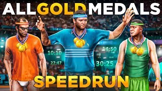 I Thought I Knew GTA V Until I Tried This  GTA 5 ALL Gold Medal Speedrun [upl. by Aremus]