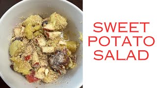 How to make sweet potato Salad Ekadashi Sweet Potato Salad Vegan Sweet Potato Salad [upl. by Urita727]