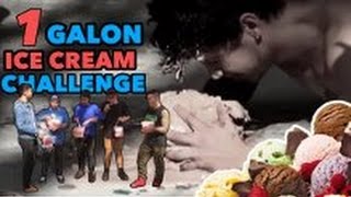 1 Gallon Of Ice Cream Challenge [upl. by Hetty]