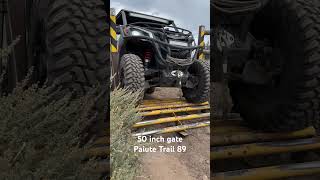 Paiute Trail 89 50 inch gate in our Can Am Maverick Trail [upl. by Darryn]