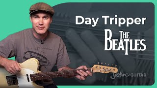 Day Tripper Guitar Lesson  The Beatles [upl. by Mcnully]