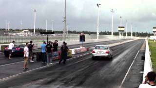 E55 AMG RENNtech MercedesBenz  Drag Video  1144  122 mph 199 kph Road Test TV ® [upl. by Edd]