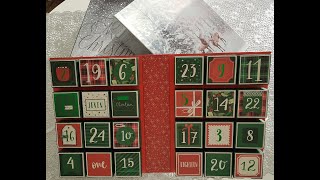 Calendrier de lavent à faire soimême  DIY [upl. by Enaira]