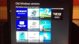 Windows 8 Apps Old Windows Versions [upl. by Gonzalo508]