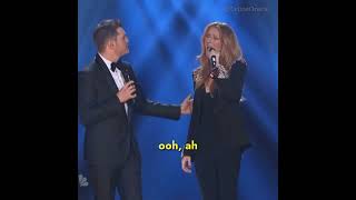 Celine Dion amp Michael Buble sing the ULTIMATE Christmas duet [upl. by Scotti]