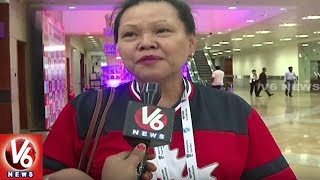 US Consulate General Katherine Hadda Attends 78th Skal World Congress In Hyd  V6 News [upl. by Taima]