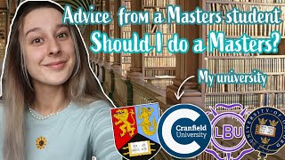 Should You Do A Masters Advice from a current student [upl. by Gnuy]