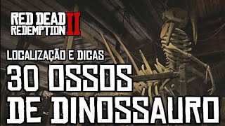 Todos os Ossos de dinossauro  Red Dead Redenption 2 [upl. by Reichert]