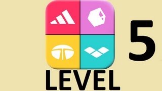 LOGOS QUIZ Level 5  All Answers Game Solutions [upl. by Ahsoyem]