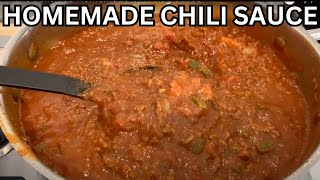 How To Make Delicious Homemade Chili Dog Sauce [upl. by Compte]