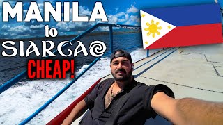 Manila to Siargao WITHOUT FLYING by Ferry 🇵🇭 Siargao Philippines Budget Travel [upl. by Maffa]