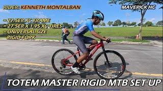 Bikechek sa TOTEM MASTER Rigid MTB ni Kenneth Montalban [upl. by Eilah65]