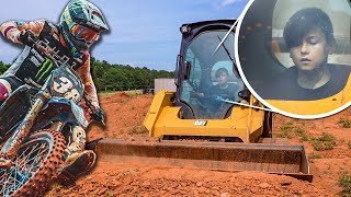 12 Year Old Building Motocross Tracks  The Deegans [upl. by Virginia]