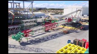 Tutt Bryants new Terex Demag CC88001 Crawler Crane Assembly the largest in Australia [upl. by Monson798]